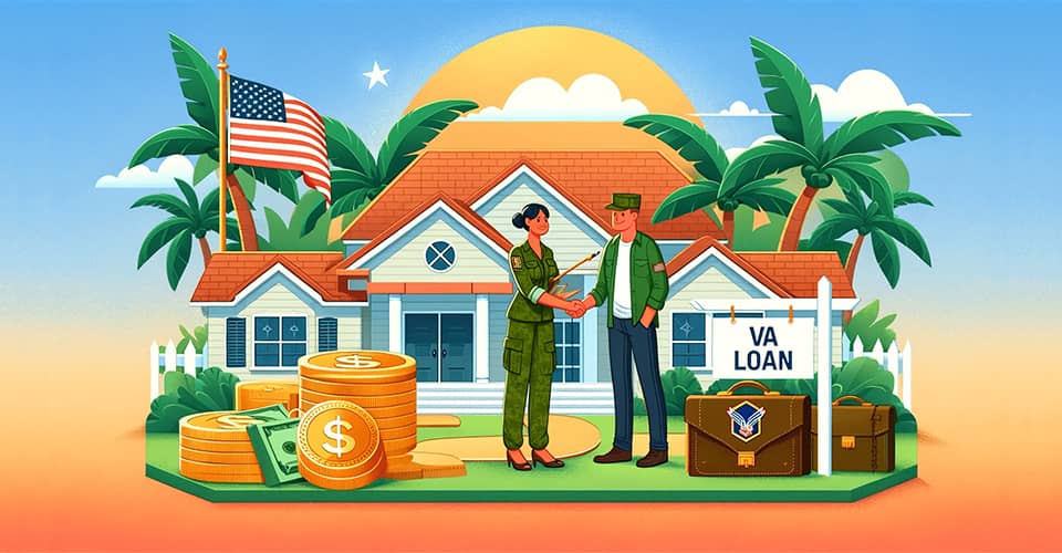 A military person after buying a home in Florida using VA loan