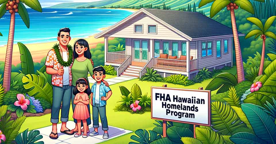 FHA Hawaiian Homelands Program FAQ And Changes In 2024   Happy Hawaiian Family Outside Their New Home In Hawaii #keepProtocol